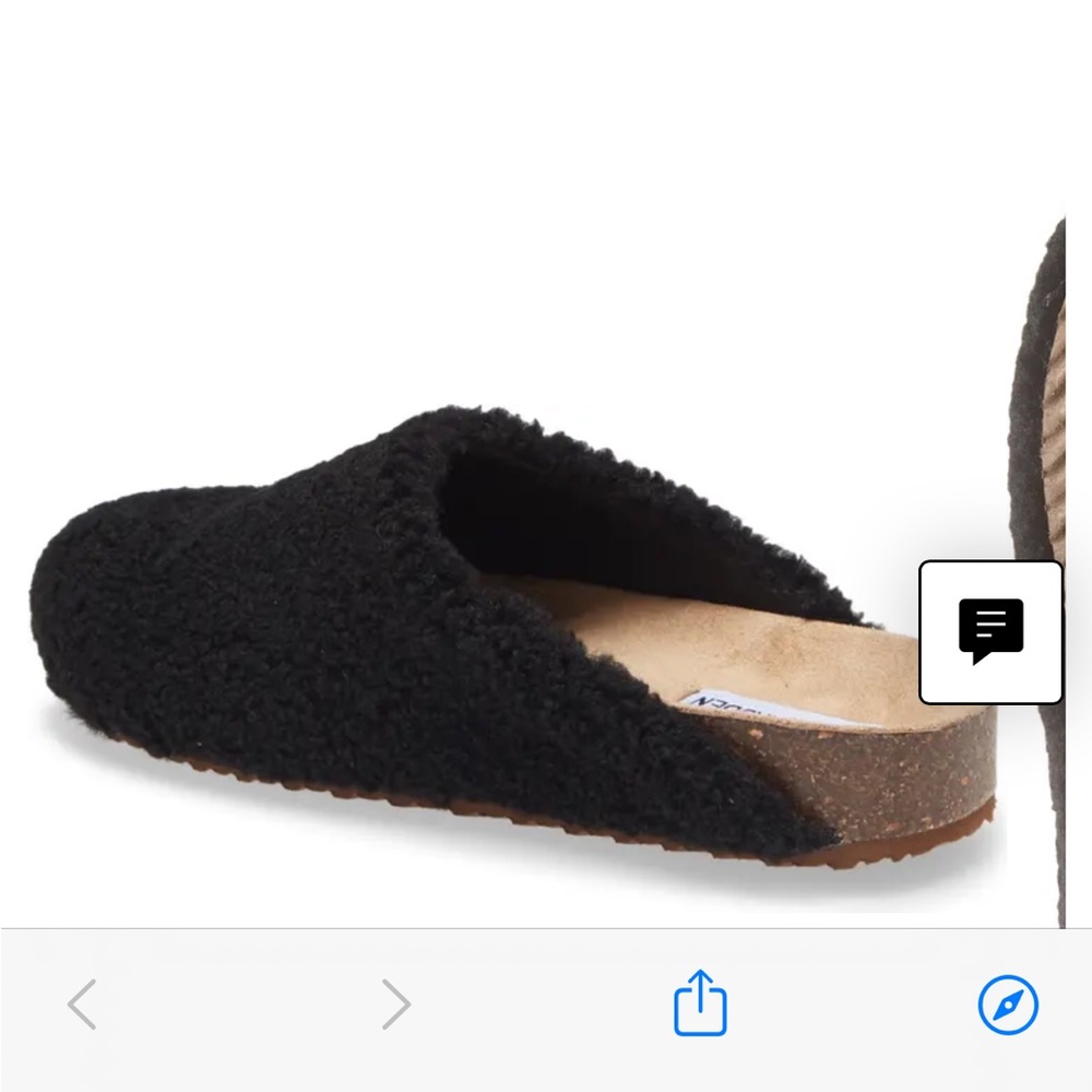 Steve Madden Vesa Faux Sherling Clog